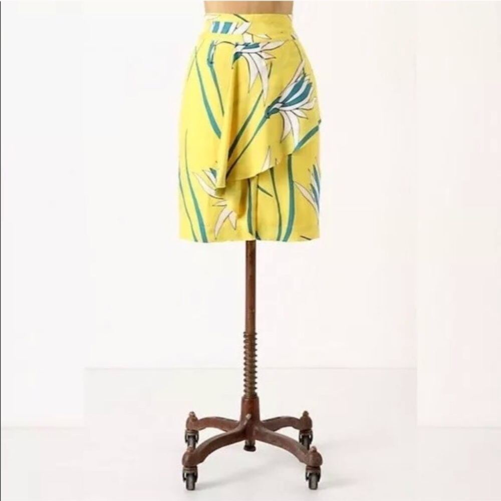 Anthro Sariah Birds of Paradise Skirt